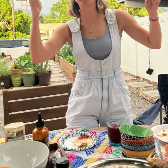 Vintage Short Overalls - Picture 2 of 5